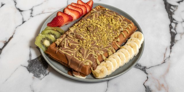 Dubai Chocolate Waffle
