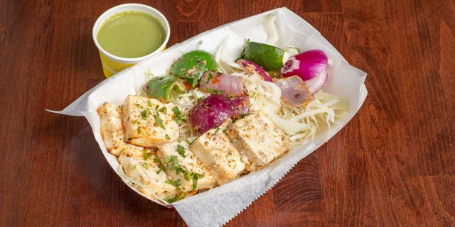 Malai Paneer Kebab Platter