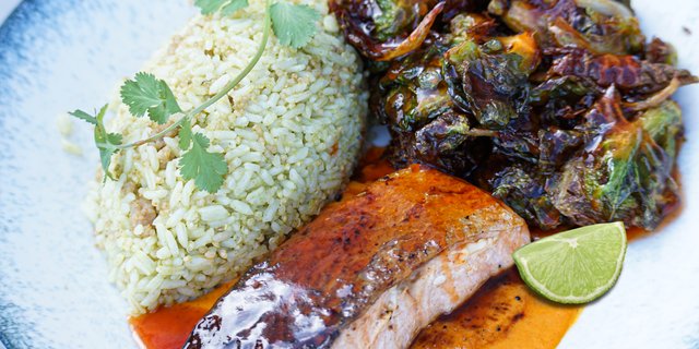 Hot Honey Salmon Bowl