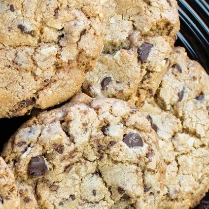 Chocolate Chip-Almond Toffee Cookies