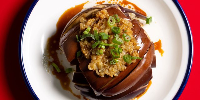 Eggplant w/ Roasted Garlic - 蒜蓉茄子