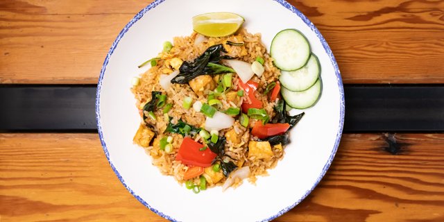 Vegan Khao Pad Ka-Phrao
