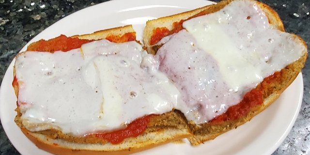 Eggplant Parmigiana Sub