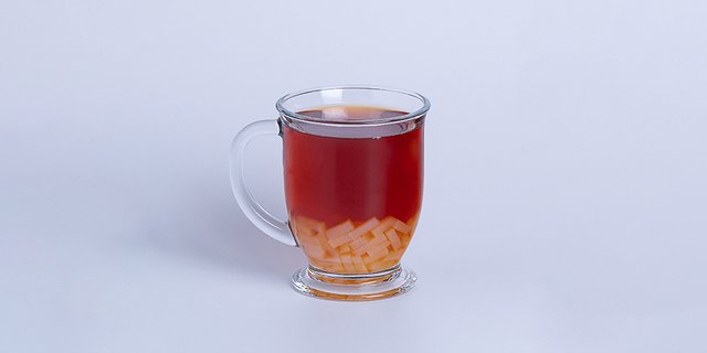 Hot Lychee on Lychee Tea