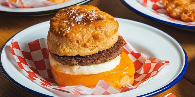 Chicken Sausage, Egg & Cheese Biscuit