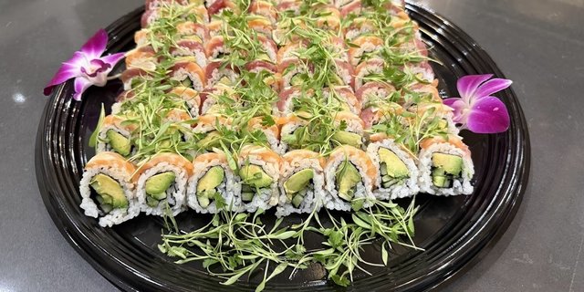 80-Piece Gluten-Free Lime & Dine Roll Platter