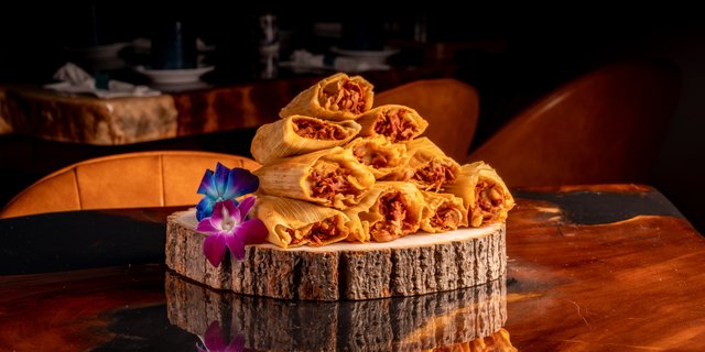 Pork Salsa Roja Tamales