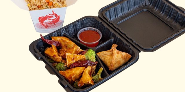 Gluten-Free General Tofu Tso Lunch Box