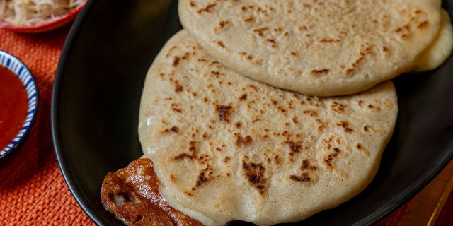 Vegan Cheese Pupusa Platter