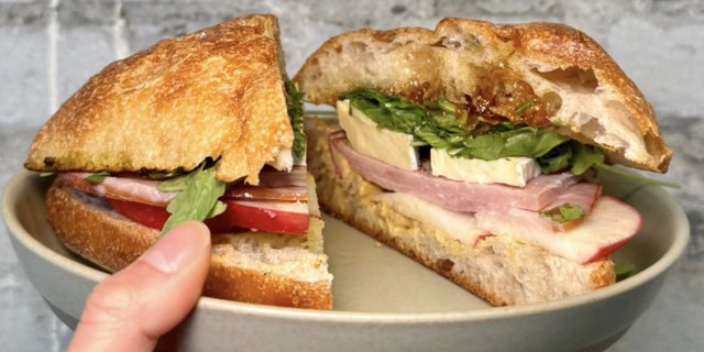 Ham, Fig & Brie Sandwich