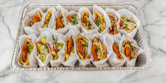 Pita Crispy Chicken Sandwich Box