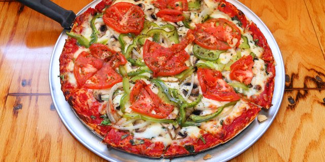 Veggie Double Decker Pizza