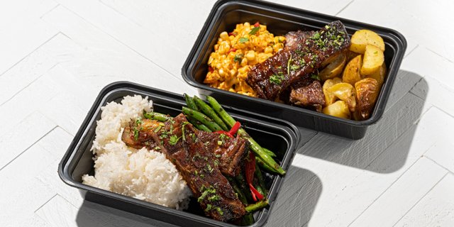 Quarter Ribs & Two Sides Box