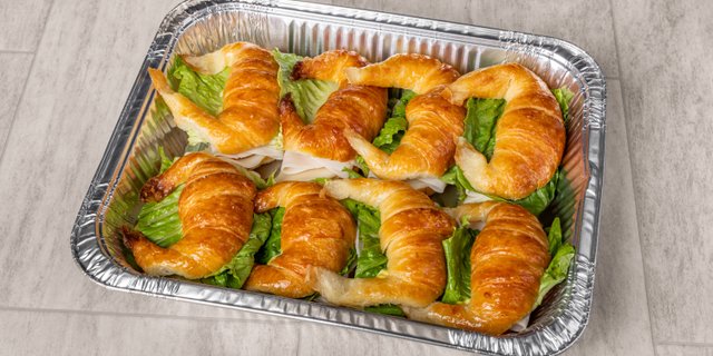 Mini Turkey Croissant Sandwiches