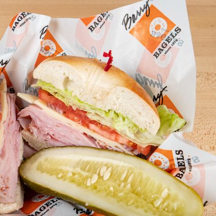 Classic Ham & Swiss Bagel Sandwiches