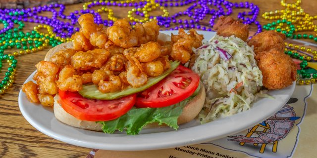 Shrimp Po'Boy Sandwich