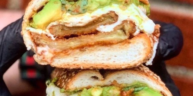 Crispy Eggplant Sandwich