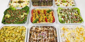Catered food