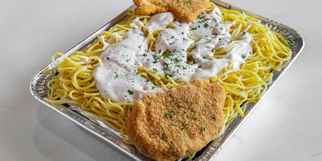 Chicken Alfredo Platter