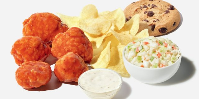 Boneless Wings Boxed Lunch