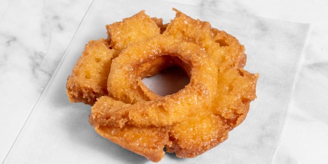 Glazed Old-Fashioned Donut