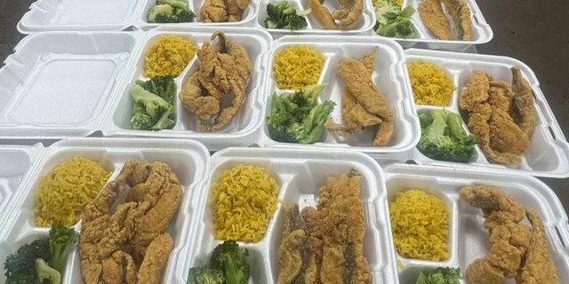 Fried Whiting Tray
