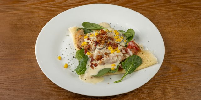 Creamy Chicken Crepe