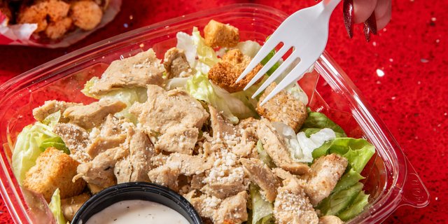 Grilled Chick’n Caesar Salad