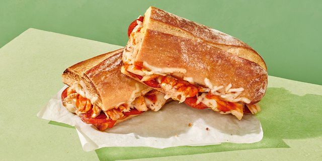Chicken & Pepperoni Mozzarella Melt - Stacked Toasted Baguette Boxed Lunch