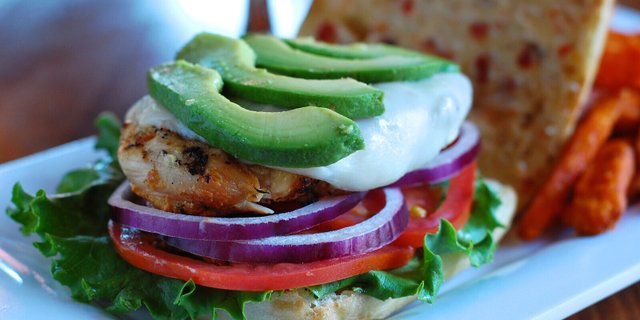 Grilled Chicken Avocado Sandwich