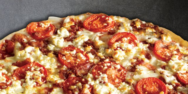 Large White Cheezy Pizza