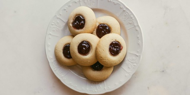 Jam Thumbprint Cookies