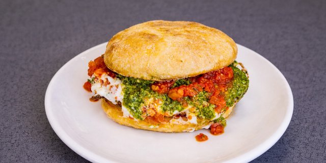 Chicken Parmageddon Sandwich