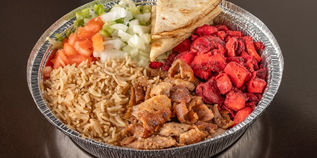 Chicken & Beef Over Rice