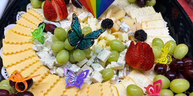 Pride & Cheese Cracker Platter