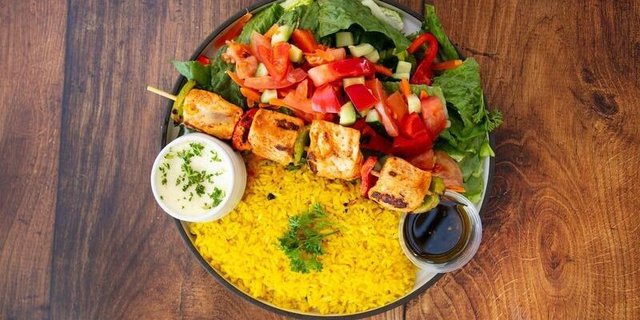 Chicken Kabob Entree