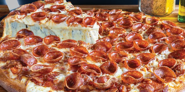 Bacon the Double Pepperoni Traditional Large Pizza