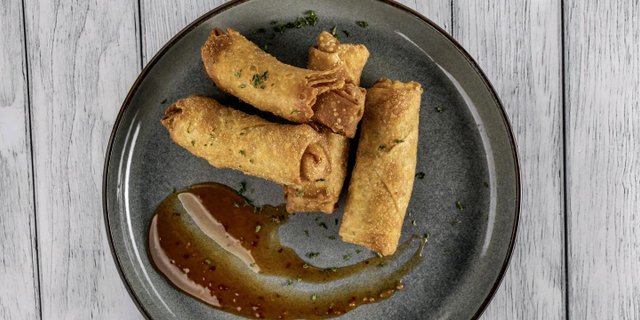 Boudin Egg Rolls