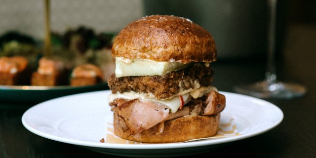 Hot Mortadella Sandwich