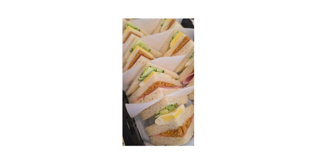 Assorted Bite-Sized Sandwiches