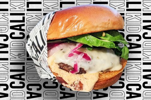 Happy Hippie Burger Platter