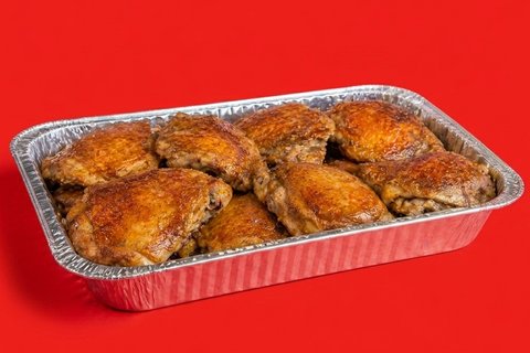 Charcoal-Grilled BBQ Chicken Tray