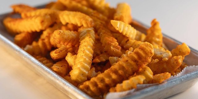 Crinkle Fries Tray