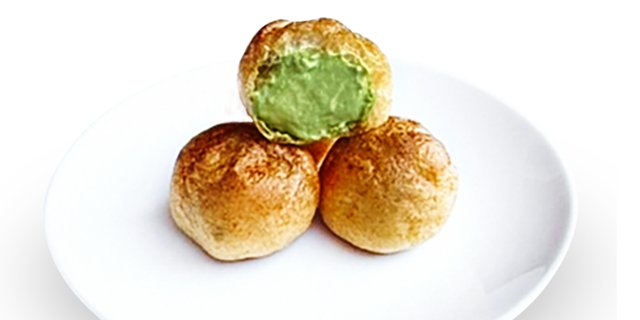Matcha Mini Cream Puffs