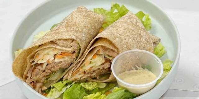 BBQ Chicken Slaw Wrap