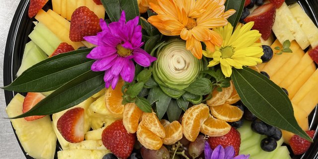 Sliced Fruit Display