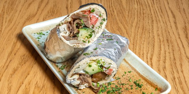 Lamb & Beef Gyro Wrap