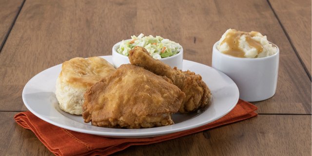 2-Piece Chicken & 3-Side Boxed Lunch