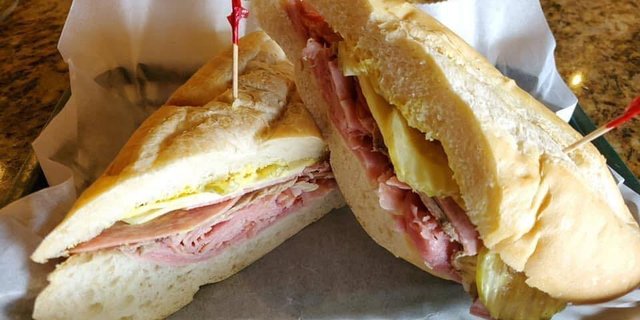 Individual Cuban Sandwich