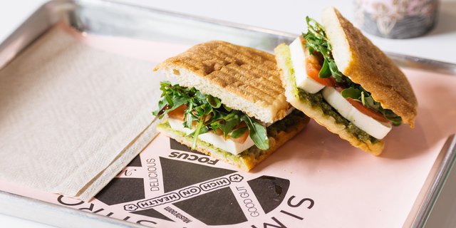 Caprese Breakfast Sandwich Platter